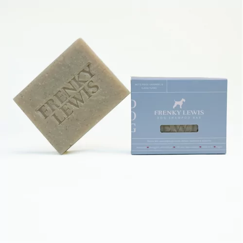 Frenky Lewis - Natural Dog Shampoo Bar 'White Rose, Lavender & Ylang ylang' - 135 g